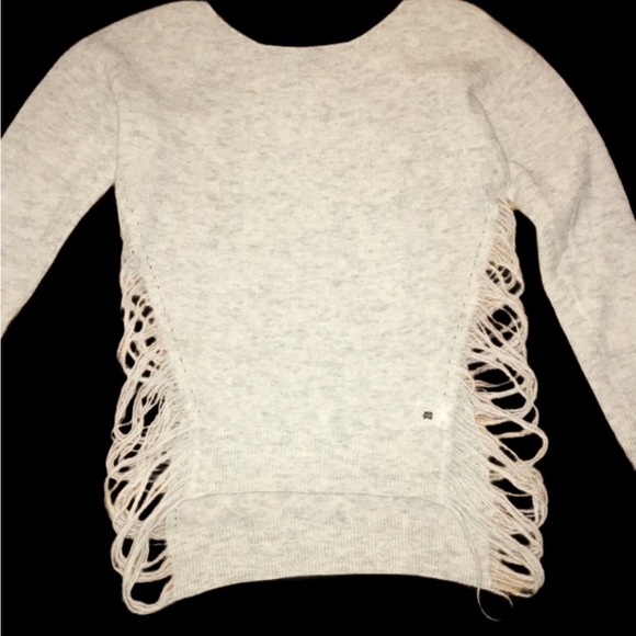 One Grey Day Los Angeles Cole Distressed Wool Pullover - Picture 5 of 11